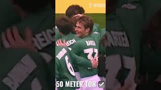 Werder / 50 Metertor / Fabian Ernst gegen Dortmund #werder #bundesliga #bvb