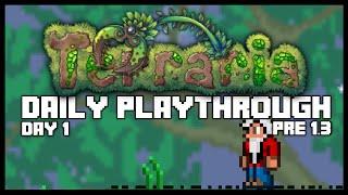 Terraria PC Lets Play - SO MUCH NEW STUFF [1] PRE 1.3 (Practising for Terraria 1.3)