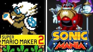 Super Mario Maker 2: Hard Boiled Heavies Boss Rush Comparison