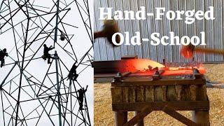 Hand Forging Power Line Tower Components