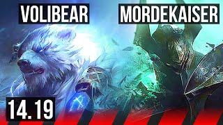 VOLIBEAR vs MORDEKAISER (TOP) | 9/0/4, Legendary | EUW Master | 14.19