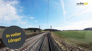 Führerstandsmitfahrt von Stuttgart nach Nürnberg mit einem Stadler FLIRT 3 auf der Murrbahn