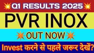 PVR Inox Q1 Results 2024 PVR Inox Result PVR Inox Share News PVR Inox Share PVR Share News Today