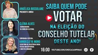 CMDCA │ Saiba quem pode votar na eleição do conselho tutelar deste ano