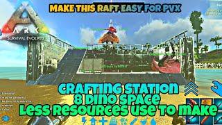 ark mobile best pvx raft|how to make raft for pvx ark mobile|how to make breeding raft in ark mobile