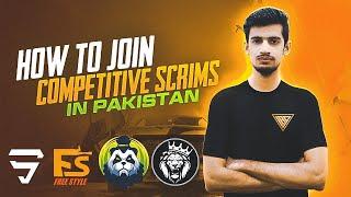 HOW TO JOIN COMPETITIVE SCRIMS IN PAKISTAN | NO FEE | FREE OF COST