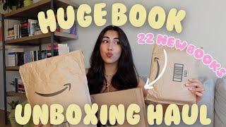HUGE book unboxing haul!  20+ new books 
