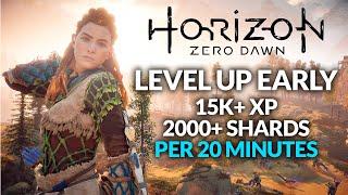 Horizon Zero Dawn Early Game Level Up Faster & More Shards