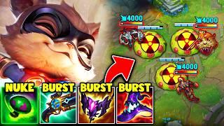 This broken Teemo build gives you NUCLEAR SHROOMS... (ALL BURST ITEMS)