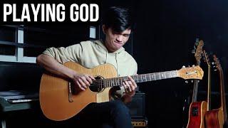 Playing God (Polyphia) but on one guitar only