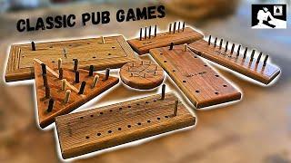 Old School Wooden Pub Games - Scrap Wood Project!