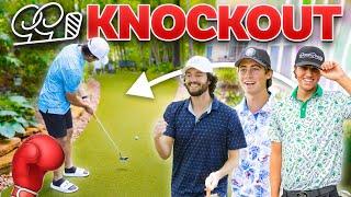 Insane Backyard Putting Knockout Challenge | Good Good Labs