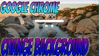 How To Change Google Background In Chrome Web Browser On PC