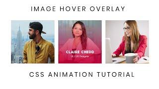 CSS Image Hover Overlay Effects | CSS Image Hover Effect