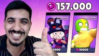 157.000 YILDIZ PUANI! BÜTÜN YILDIZ PUANI KOSTÜMLERİNİ TAMAMLADIM Brawl Stars