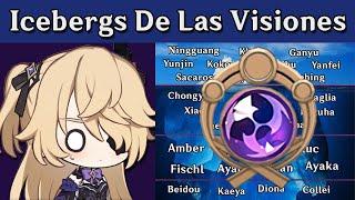 Iceberg ¿Cómo Obtuvieron Los Personajes De Genshin Impact Sus Visiones?