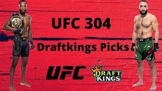 UFC 304 Draftkings Picks