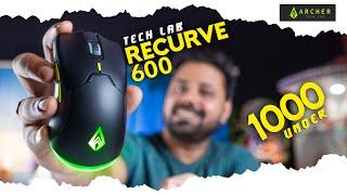 Archer Tech Lab Recurve 600 Review | Best Wireless Gaming Mouse Under 1000 in 2023 @techboxhindi
