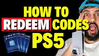 How To Redeem Codes On PS5
