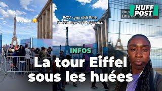 À Paris, les touristes qui visitent la capitale avant les JO sont très déçus