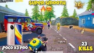 Wow Poco X3 pro Super smooth in 2023 pubg test with screen recording2.8 update Livik Gameplay