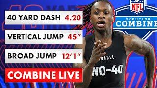 2025 NFL Combine QB/RB/WR Live Reaction!