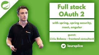 Full Stack OAuth 2 - With Spring Security / React / Angular - Part 1