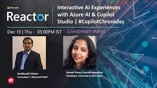 Interactive AI Experiences with Azure AI & Copilot Studio | #CopilotChronicles