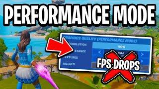 Why Your Getting LOWER FPS on Performance Mode! (Secret Update)