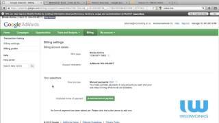 Google AdWords Billing