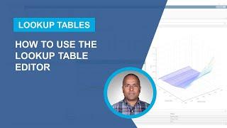 How to Use the Lookup Table Editor
