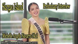 Ms. MICHELE ANGELA NAVARRO OKOL of Siargao Island, Surigao del Norte | PRELIMINARY INTERVIEW