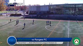 Jade Unicorn vs Rangers (Richmond League Division 2) - November 1, 2020