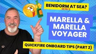 Marella Cruises, Benidorm at sea?  Quickfire onboard tips (Part 2)  #marellacruises #benidorm #tips