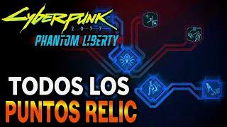 Ubicación De TODOS LOS PUNTOS RELIC - CYBERPUNK 2077 PHANTOM LIBERTY