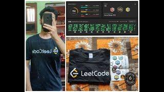 Ordering & Unboxing of Leetcode T-shirt & Swags | Leetcode | 750+ Problem Solved