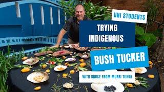 Trying Indigenous Bush Tucker for NAIDOC Week