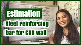 Estimating REBARS FOR CHB WALL