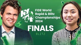 FINALS: FIDE World Blitz Championship 2024 | Will Magnus & Gunina Defend Their Title? KO Stage