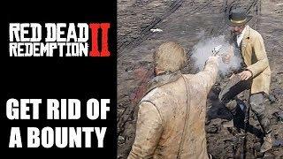 Red Dead Redemption 2 how to get rid of a bounty