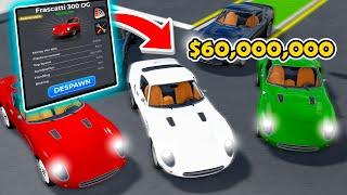 I Just Spent $60,000,000 On The MOST EXPENSIVE CAR In ROBLOX! (DEALERSHIP TYCOON)