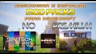 (Ya NO Funciona) PONER MOD PACKS PARA MINECRAFT NO PREMIUM 2020 | Sevtech Ages, Engineer's Life..