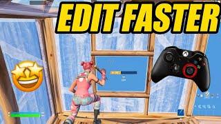 EDIT FASTER on CONTROLLER & CONSOLE (Remove INPUT DELAY) in Fortnite!