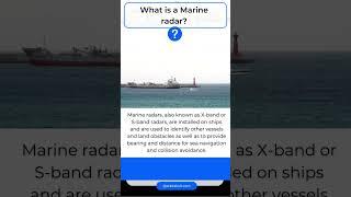 What is a Marine radar