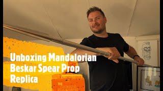 Unboxing Mandalorian Beskar Spear Prop Replica