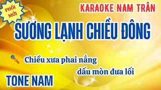 Karaoke Sương Lạnh Chiều Đông Tone Nam | Nam Trân