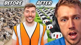 Reacting To I Built 100 Homes And Gave Them Away!
