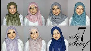 7 Square Scarf Hijab Tutorials