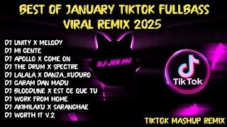 BEST OF JANUARY TIKTOK FULLBASS VIRAL REMIX 2025 - NEW SLOWED VIRAL 2025 DJ JER PH