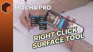 Boris FX Mocha Pro: How to set the Surface Tool for aspect ratios